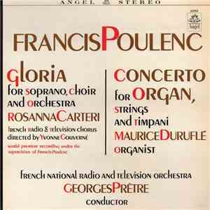 Francis Poulenc, French National Radio And Television Orchestra - Gloria/ C ...
