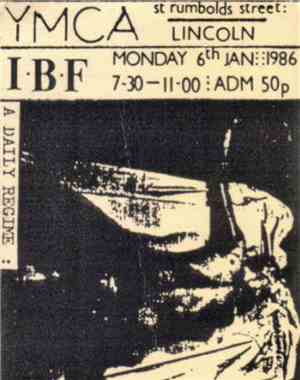 Ideas Beyond Filth - Lincoln YMCA 6th January 1986