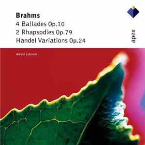 Brahms, Alexei Lubimov - 4 Ballades Op.10 / 2 Rhapsodies Op.79 / Handel Var ...