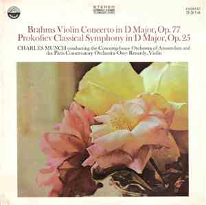 Brahms, Prokofiev, Charles Munch, Concertgebouw Orchestra Of Amsterdam, Par ...