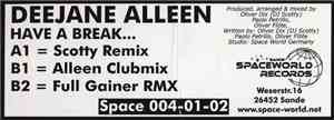DeeJane Alleen - Have A Break...