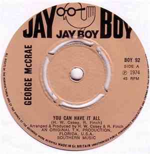 George McCrae - You Can Have It All