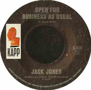 Jack Jones - Open For Business As Usual