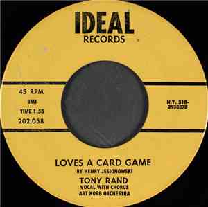 Tony Rand - Loves A Card Game