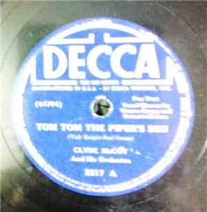 Clyde McCoy And His Orchestra - Tom Tom The Piper's Son / Ol' Man River