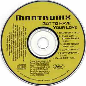Mantronix - Got To Have Your Love
