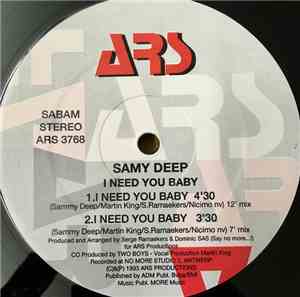 Samy Deep - I Need You Baby