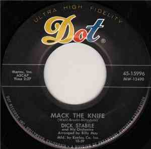 Dick Stabile And His Orchestra - Mack The Knife / Nola