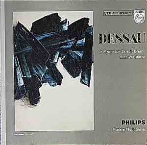 Paul Dessau, Gewandhaus Orchestra Leipzig - In Memoriam Bertolt Brecht, Bac ...