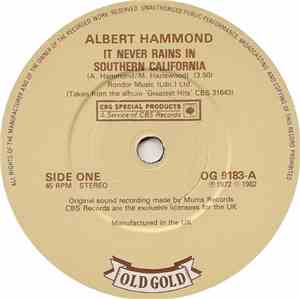 Albert Hammond - It Never Rains In Southern California / Free Electric Band