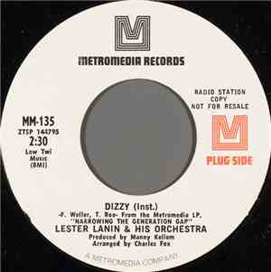 Lester Lanin & His Orchestra - Dizzy (Inst.)