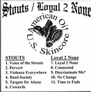 Stouts / Loyal 2 None - American Oi! - U.S. Skincore