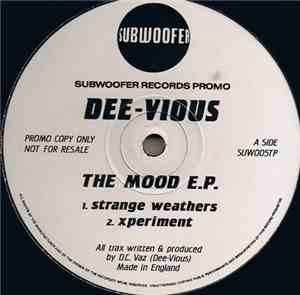 Dee-Vious - The Mood E.P.