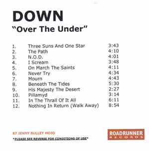 Down  - Over The Under
