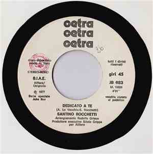 Santino Rocchetti / Donatella Rettore - Dedicato A Te / Carmela