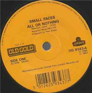 Small Faces - All Or Nothing / My Mind's Eye