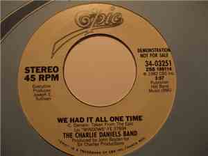 The Charlie Daniels Band - We Had It All One Time