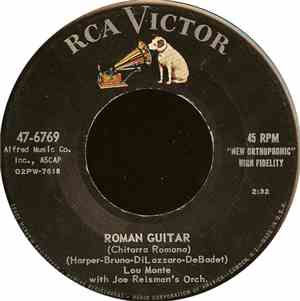 Lou Monte - Roman Guitar / Some Cloud Above