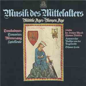 Thomas Binkley, Othmar Costa, Studio Der Frühen Musik, Kammerchor Walther V ...