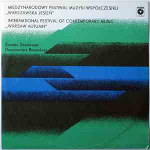 Various - Warszawska Jesień - 1986 - Warsaw Autumn, Kronika Dźwiękowa -  -  ...