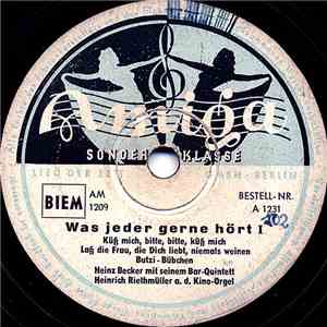 Heinz Becker Mit Seinem Bar-Quintett, Heinrich Riethmüller - Was Jeder Gern ...