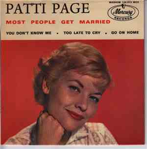Patti Page - Most People Get Married