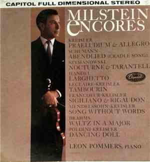 Nathan Milstein, Leon Pommers - Milstein Encores