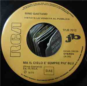 Rino Gaetano / Carol Douglas - Ma Il Cielo È Sempre Più Blu / Headline News