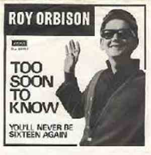 Roy Orbison - Too Soon To Know