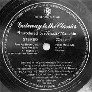 Yehudi Menuhin - Gateway To The Classics