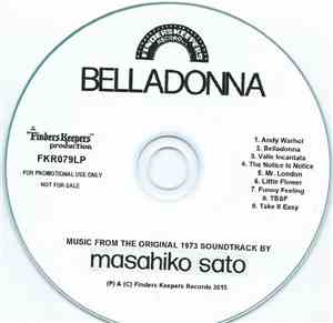 Masahiko Sato - Belladonna (Colonna Sonora Originale Del Film)