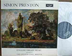 Simon Preston - English Organ Music Recorded At The Colston Hall, Bristol