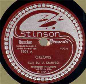 U. Marfesi - Otzovis / Mi Segodnya Razstalis S Toboy