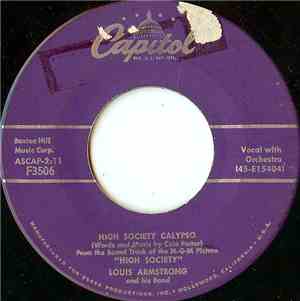 Louis Armstrong And His Band / Bing Crosby And Louis Armstrong - High Socie ...