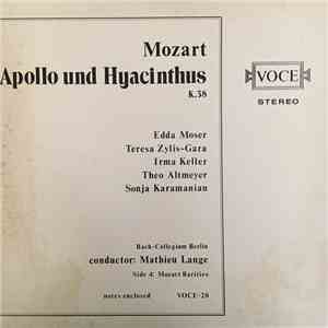 Mozart, Edda Moser, Teresa Żylis-Gara, Irma Keller, Theo Altmeyer, Sonja Ka ...