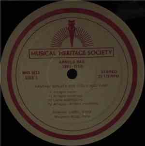 Arnold Bax - Sonata For Viola And Piano - Fantasy Sonata For Viola And Harp