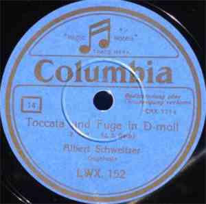 J. S. Bach, Albert Schweitzer - Toccata Und Fuge In D-Moll
