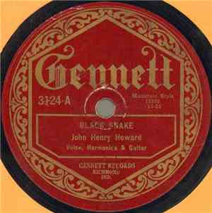 John Henry Howard - Black Snake / Gonna Keep My Skillet Good And Greasy