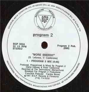 Program 2 - More Energy