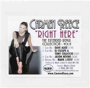 Carmen Reece - Right Here (The Remix Collection Volume 2)