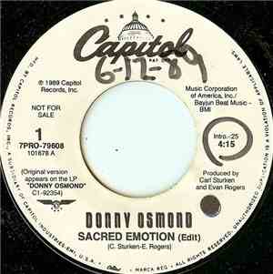 Donny Osmond - Sacred Emotion