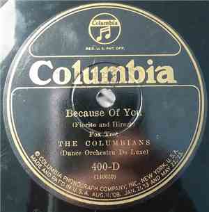 The Columbians  - Because Of You / When Eyes Of Blue Are Fooling You