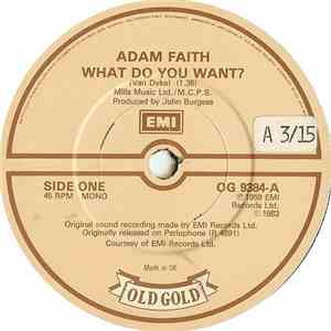 Adam Faith - What Do You Want? / How About That
