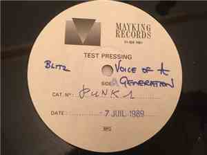 Blitz  - Voice Of A Generation