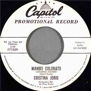 Cristina Jorio - Mambo Colorato = Colored Mambo