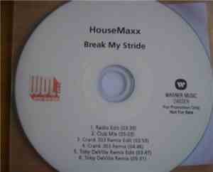 HouseMaxx - Break My Stride