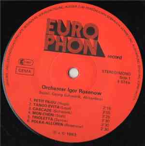Orchester Igor Rosenow - Orchester Igor Rosenow