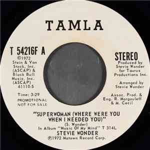 Stevie Wonder - Superwoman (Where Were You When I Needed You)