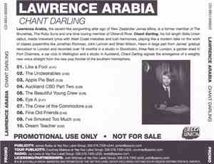 Lawrence Arabia - Chant Darling