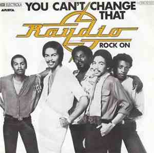 Raydio - You Can't Change That